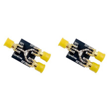 2X Diviseur de Puissance RF 1 MHz-6 GHz, 1 à 2 Résistances RF Micro-Ondes, Répartiteur/Combinateur pour Amplificateur Radio Amateur
