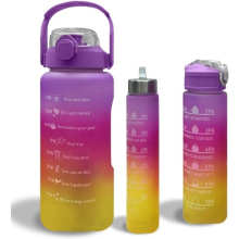 3 in 1 (3 bottles for price of 1) Sports Water Bottles with Markings