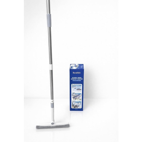 2-In-1 Professional Window Cleaning Tool with an Extension Pole, Suitable for Cl