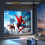 Smart Projector 4K Support, WiFi & Bluetooth, Native 1080P 2
