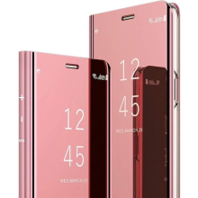 Mirror Effect Purple Stand Huawei P Smart Phone Case