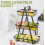 Fruit Stand Fruit Bowl, 3-Tier Fruit Basket, Fruit Bowl, Bread Basket 4