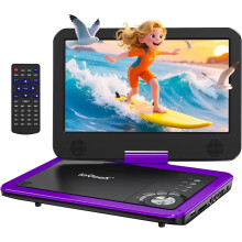 ieGeek 12.5" Portable DVD Player HD Swivel Screen,Region Free,Remote Control,UK