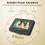 Portabl DVD Player with 9" Large HD Swivel Screen DVD CD TV Format USB SD Remote 8