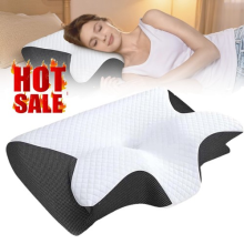 Memory Foam Cervical Pillow, Ergonomic Orthopedic Pillow for Neck Pain Relief UK