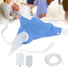 Wearable Urine Bag with Pee Duct Catheter 1000ML 2000ML for Men Elderly Urinary