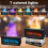 Essential Oil Flame Effect Diffuser,Home Aromatherapy, Air Humidifier LED Light 4