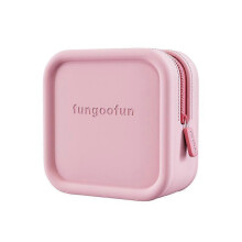 Reliable Square Type EVA Travel Digital Storage Bag(pink)