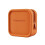 Bolsa de viagem digital resistente, quadrada, em EVA (laranja) 1