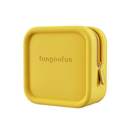 Square Type EVA Travel Digital Storage Bag(Yellow)