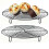 Cooling Grid Cake Grid Cooling Grid Stainless Steel Cooling Grid Round Baking Grid Cooling Grid for Baking Cooling Steaming 1