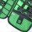 Durable Travel Digital Pouch Organizer for Electronics 2Pcs Blue Waterproof Cable Sack 3