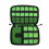 Durable Travel Digital Pouch Organizer for Electronics 2Pcs Blue Waterproof Cable Sack 5