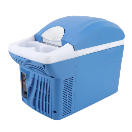 Frigobar pequeno e resistente 12V com boa vedação, portátil, para carro. 1