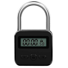 Effizientes Metall-Zeitschloss, 99-Stunden-Timer, USB-Ladefunktion für extrem lange Standby-Zeit