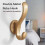 Wall Mounted Coat Hooks, Towel Rack, Towel Bracket Bathroom, 5 Packs 2
