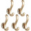 Wall Mounted Coat Hooks, Towel Rack, Towel Bracket Bathroom, 5 Packs 1
