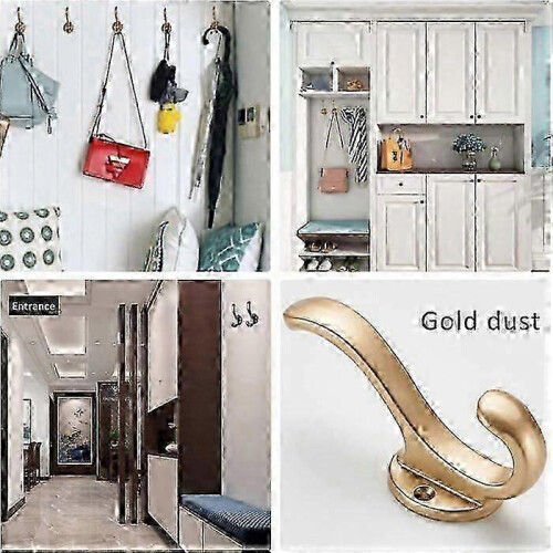 Wall Mounted Coat Hooks, Towel Rack, Towel Bracket Bathroom, 5 Packs 2