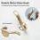 Wall Mounted Coat Hooks, Towel Rack, Towel Bracket Bathroom, 5 Packs 5
