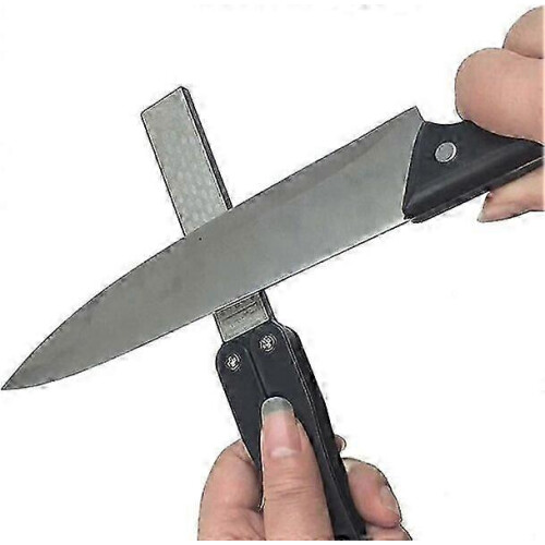 Durable Folding Knife Sharpener with Diamond Surface for Sharpening, No Need for Oil or Water 2