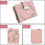 Durable Ladies' Small Leather Wallets, Available in Black, Pink & Apricot, Multi-functional, Practical and Compact 1