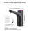Electrical Water Pump, Water Bottle Pump, Compatible with Mini Cylindrical Design 3