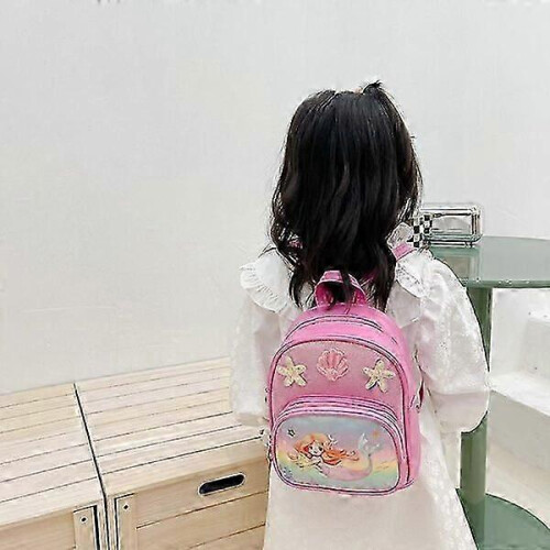 Mochila de desenho animado, 1 peça, com vários bolsos e compartimentos, confortável e prática. 2
