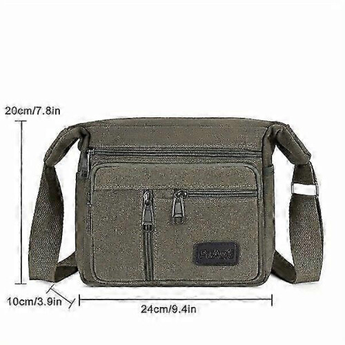 Men's Canvas Storage Sack Multi-pocket and Large-capacity, Portable and Practical