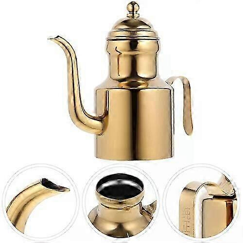 Efficient Grease Container, Stainless Steel Multifunctional Oil Container with Long Spout for Kitchen Use 2