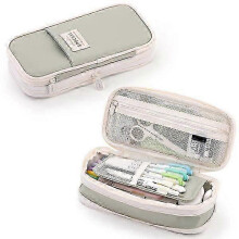 Teenager Pencil Case, Lightweight Green, Large Capacity & Transformable