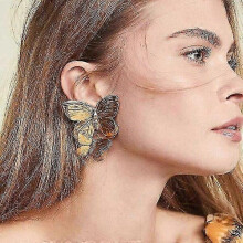 Efficient Golden Butterfly Earrings, Delicate and Suitable for Multiple Occasions