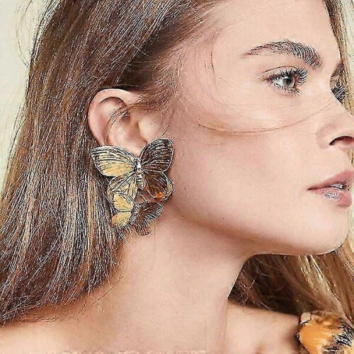 Efficient Golden Butterfly Earrings, Delicate and Suitable for Multiple Occasions