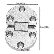 Folding Table Hinge Kit 2 Pcs, Zinc Alloy, Durable, Load-bearing Capacity of 10kg