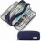 Durable Oxford Cloth Pencil Case with Three-layer Design and Multi-compartment for Stationery Storage 3