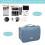 Grande beauty case da viaggio da appendere, 26 cm*22 cm*7 cm, design trasparente per un facile accesso 3