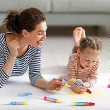 Sturdy 6-piece Graffiti Water Pens with Simplified Design Suitable for Multiple Materials