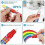 Sturdy 6-piece Graffiti Water Pens with Simplified Design Suitable for Multiple Materials 5