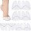 Protetores de dedos resistentes, pacote com 4 pares, feitos de silicone flexível e durável. 1