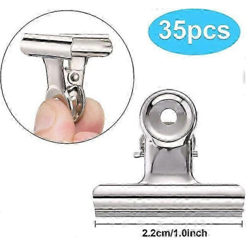 Reliable Metal Clips, 35-piece Pack, Durable, Soft and Versatile 2