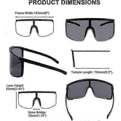 Men's Sunglasses, Black, Suitable for Multiple Scenarios and UV Protective 2