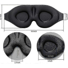 Sleep Eye Mask with Memory Foam Lining, One Size Fits All