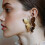 Efficient Golden Butterfly Earrings, Delicate and Suitable for Multiple Occasions 2