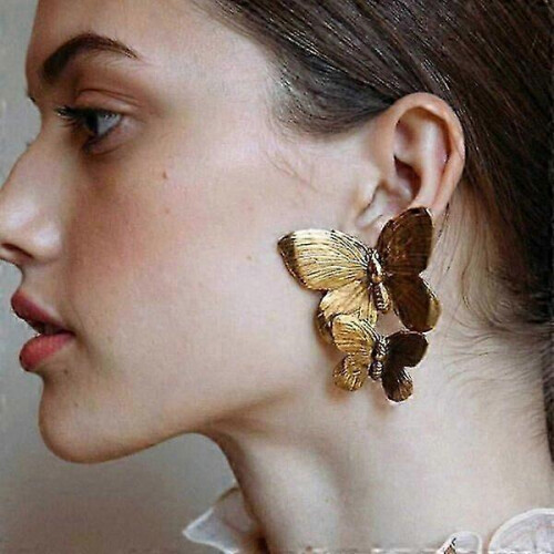 Efficient Golden Butterfly Earrings, Delicate and Suitable for Multiple Occasions 1