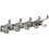 Wall Hooks, 5-piece Kit Double Hooks, Rustproof, Load-bearing Capacity of 30kg 1