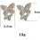 Efficient Golden Butterfly Earrings, Delicate and Suitable for Multiple Occasions 5
