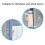 8x UPVC Window Restrictor Safety Cable Lock Wire kids Child Security locks Tools 8