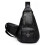 Bolsa transversal resistente e de grande capacidade, feita de material PU impermeável, com design multifuncional. 1
