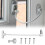 8x UPVC Window Restrictor Safety Cable Lock Wire kids Child Security locks Tools 9