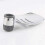 1Pcs Silver Hand Shower Bar (Pore Diameter: 24mm) Soap Dish Creative Soap Bracket Soap Storage Rack 1