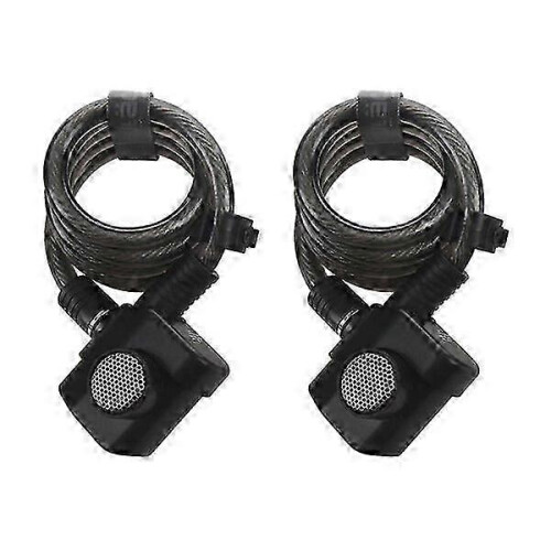 Reliable Bicycle Electronic Alarm Locks, 2PCS, Shock-resistant and Anti-theft